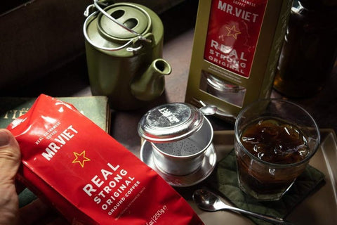 Real Strong Ground (Star) coffee with phin